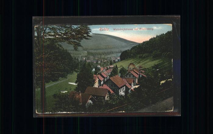 Ruhla Watzdorfstrasse mit Breitenberg