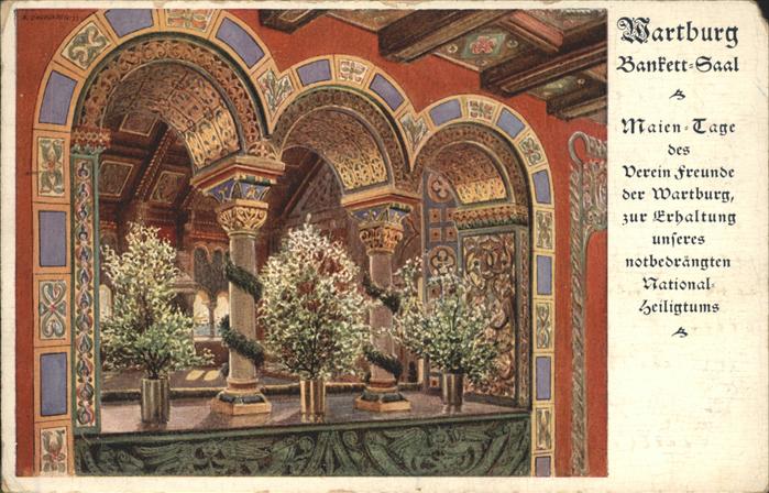 Wartburg Eisenach Der Bankett-Saal