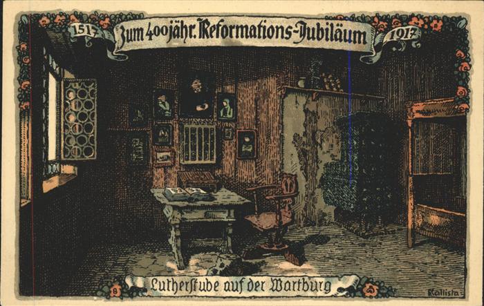 Wartburg Eisenach Lutherstube auf der Wartburg