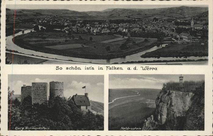 Falken Treffurt Burg Normannstein u.Heldrastein