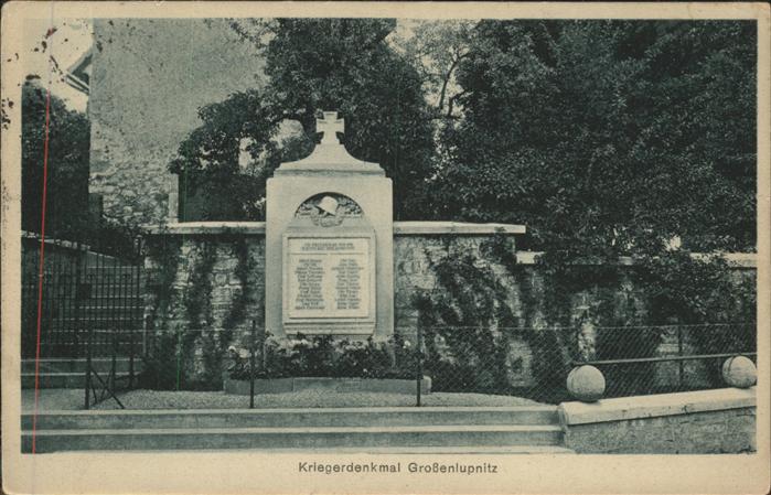Grossenlupnitz Kriegerdenkmal