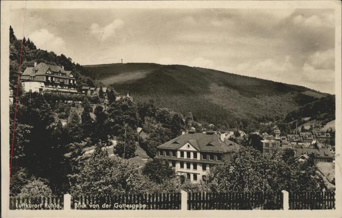 Ruhla Blick von der Gottesgabe