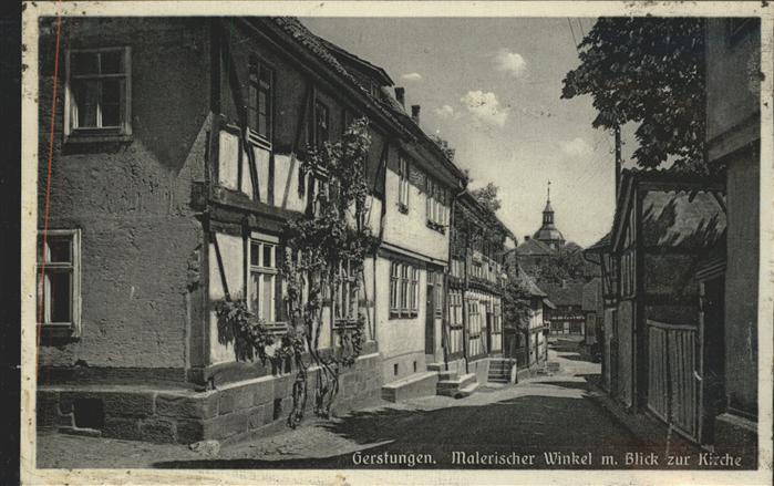 Gerstungen Mit Blick zur Kirche