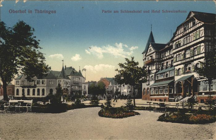 Oberhof Thueringen SChlosshotel Hotel Schweizerhaus