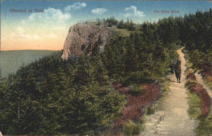 Oberhof Thueringen Die Hohe Möst