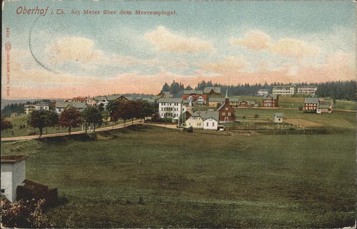 Oberhof Thueringen Panorama