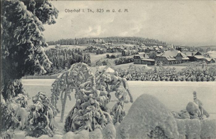 Oberhof Thueringen Gesamtansicht