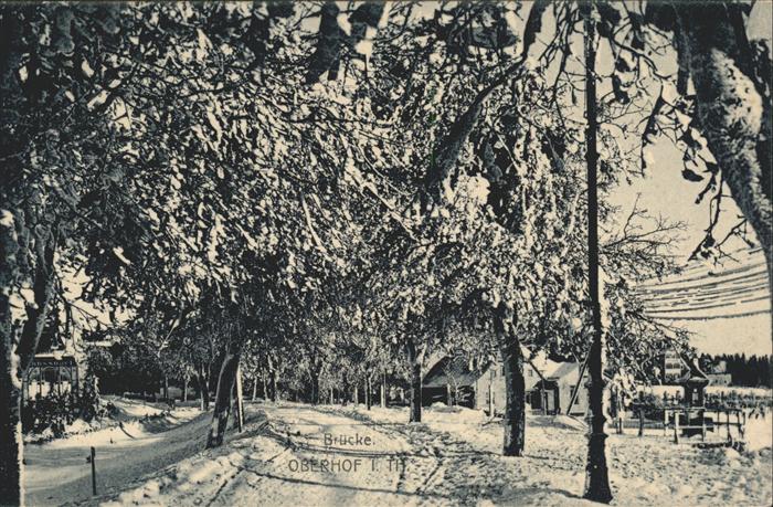 Oberhof Thueringen Brücke