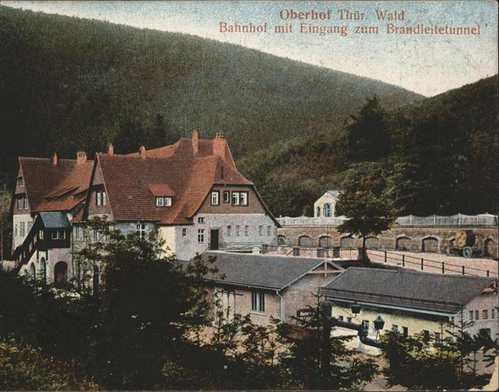 Oberhof Thueringen Bahnhof Brandleitetunnel