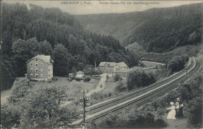 Oberhof Thueringen Wilde-Gera_Tal Gehlbergermühle