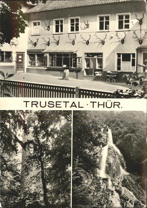 Trusetal HO Gaststätte Wasserfall Wallenburger T