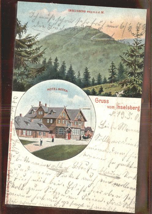 Inselsberg Schmalkalden mit Hotel Gotha