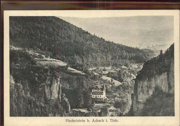Asbach Schmalkalden Blick auf Hachelstein