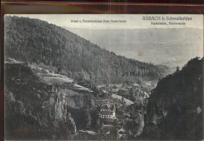 Asbach Schmalkalden Hotel Pension Zum Hachelstein