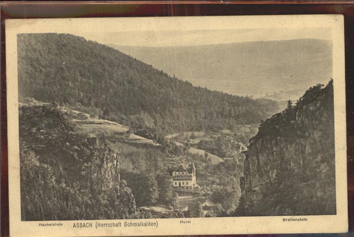 Asbach Schmalkalden Hachenstein Hotel Breitenstein Feldpost
