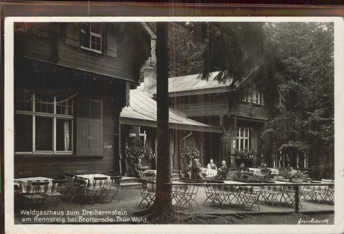 Brotterode Waldgaststätte Dreiherrnstein