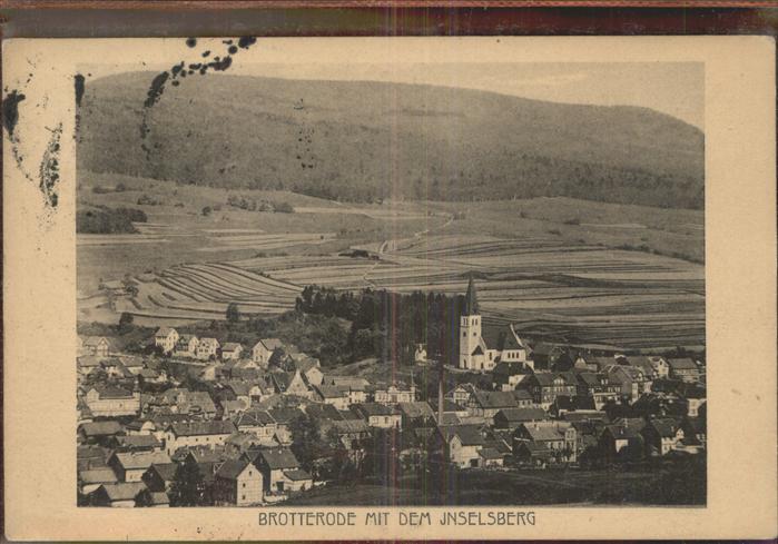 Brotterode mit Inselsberg