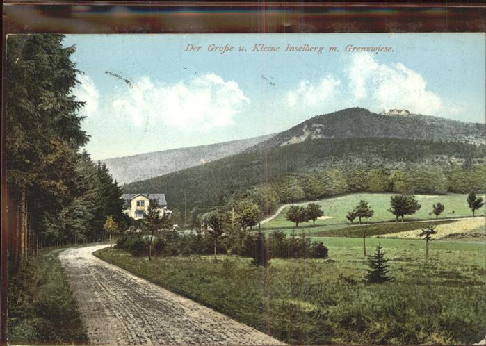 Brotterode Gr und Kl Inselsberg mit Grenzwiese