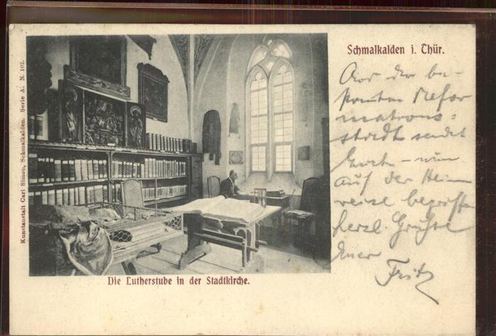 Schmalkalden Lutherstube in der Stadtkirche