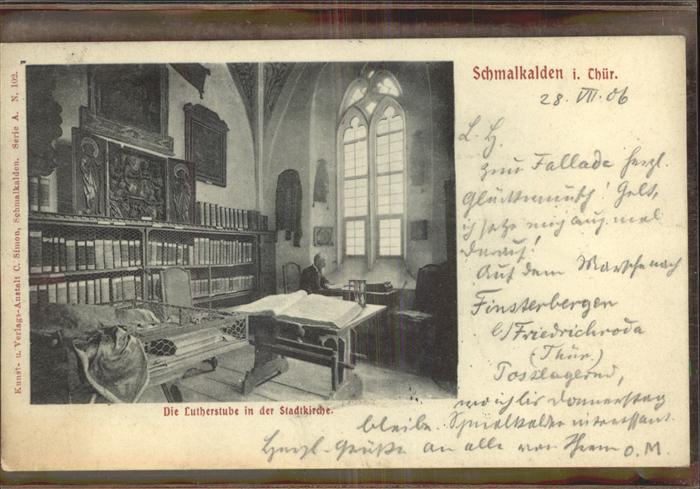 Schmalkalden Lutherstube in der Stadtkirche