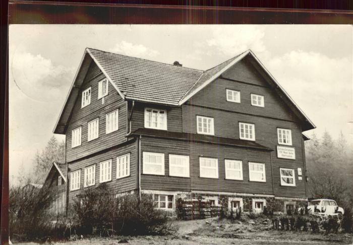 Schnellbach Thueringen Berggaststätte Ebertswiese Rennsteig