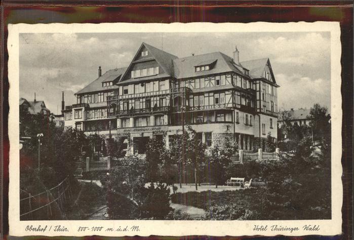 Oberhof Thueringen Hotel Thüringer Wald