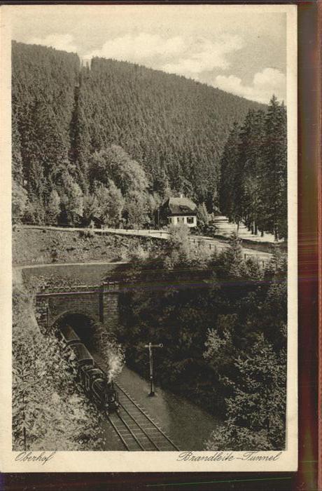 Oberhof Thueringen Brandleite Tunnel