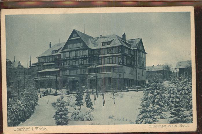 Oberhof Thueringen Thüringer Wald Hotel