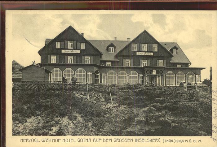 Inselsberg Schmalkalden Herzogl. Gasthof Hotel Gotha