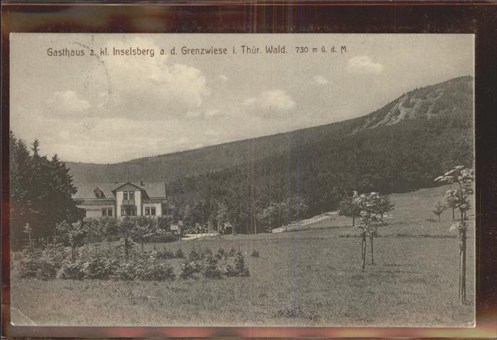 Inselsberg Schmalkalden Gasthaus zum kl Inselsberg Grenzwiese