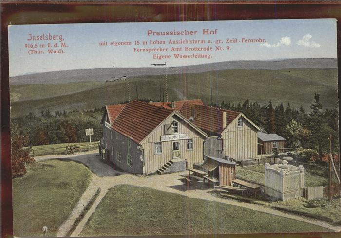 Inselsberg Schmalkalden Preussischer Hof