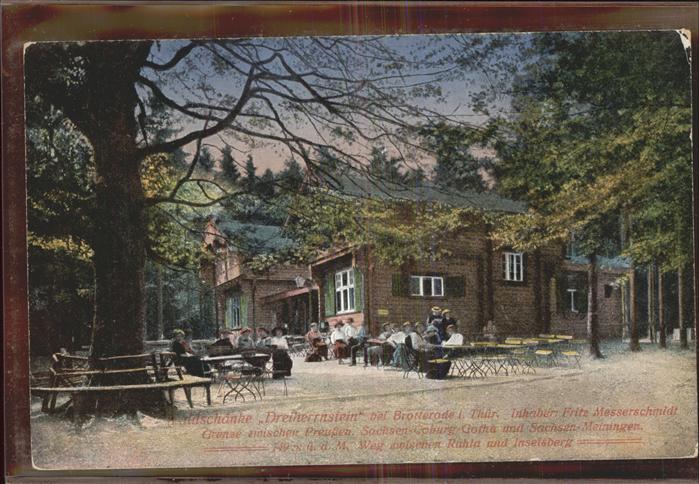 Brotterode Waldschänke Dreiherenstein