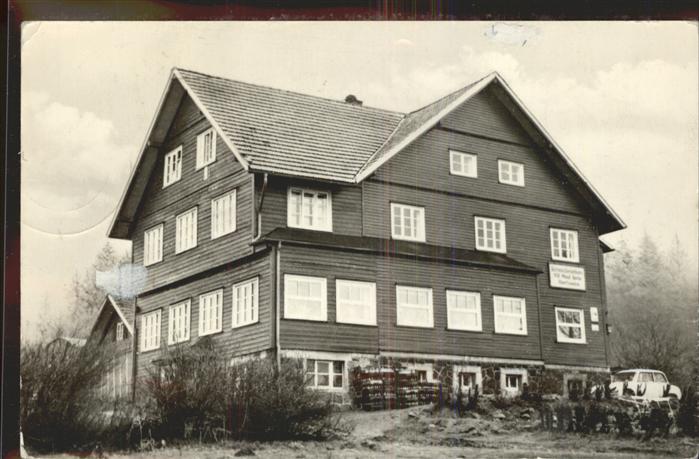 Schnellbach Thueringen Berggaststätte Ebertswiese Rennsteig