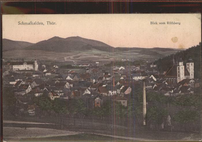 Schmalkalden Blick vom Röthberg