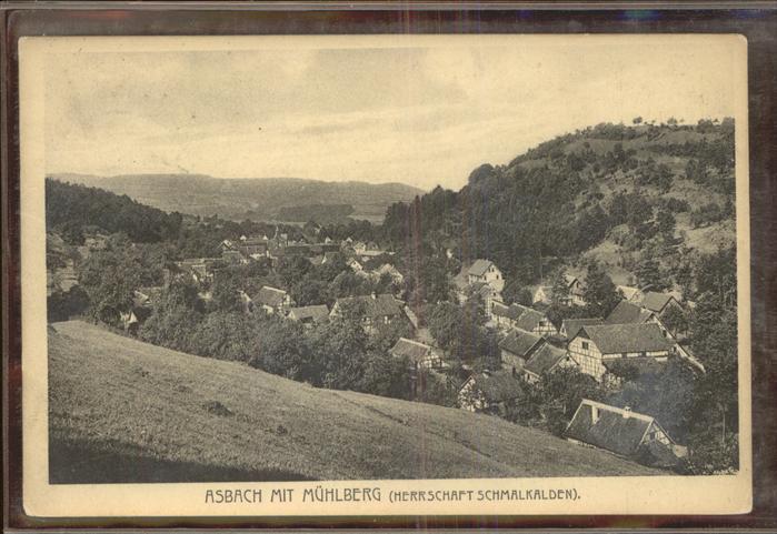 Asbach Schmalkalden mit Mühlberg