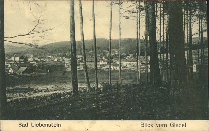 Bad Liebenstein Blick vom Giebel
