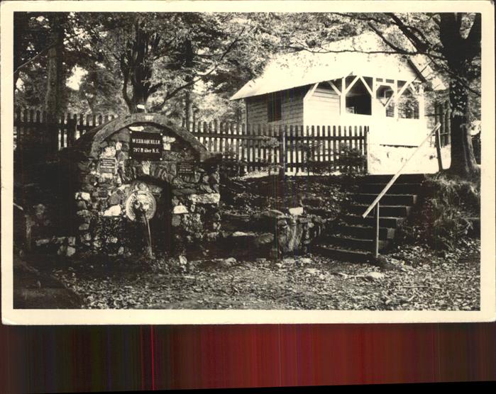 Fehrenbach Thueringer Wald Werra Quelle