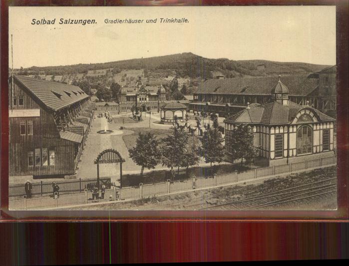 Bad Salzungen Gradierhäuser und Trinkhalle