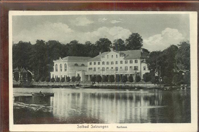 Bad Salzungen Kurhaus Burgsee