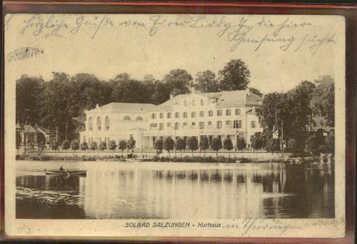 Bad Salzungen Kurhaus Burgsee