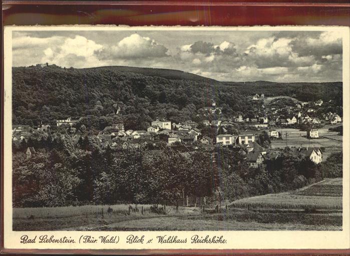 Bad Liebenstein Panorama mit Waldhaus Reichshöhe
