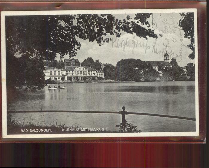 Bad Salzungen Kurhaus Burgsee Felspartie