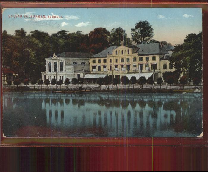 Bad Salzungen Kurhaus Burgsee