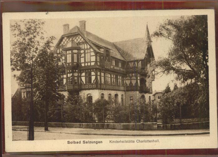 Bad Salzungen Kinderheilstätte Charlottenhall