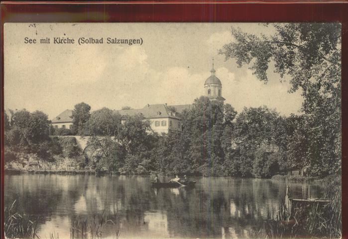 Bad Salzungen See mit Kirche