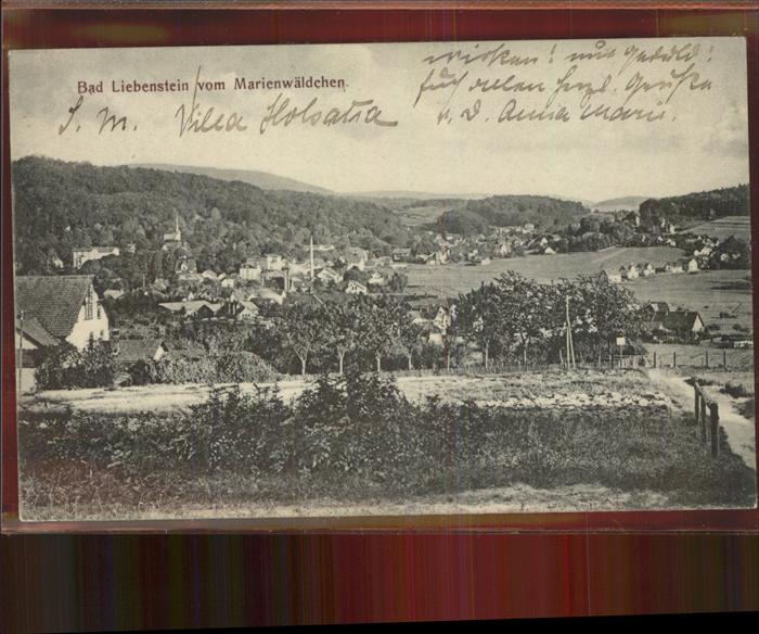 Bad Liebenstein Blick vom Marienwäldchen