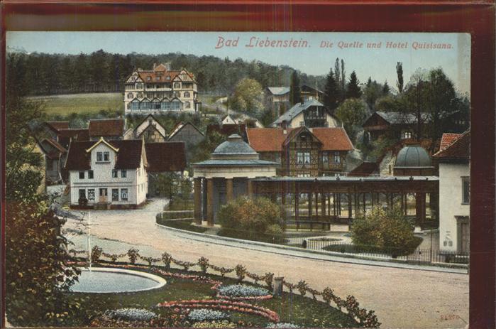 Bad Liebenstein Quelle mit Hotel Quisisana