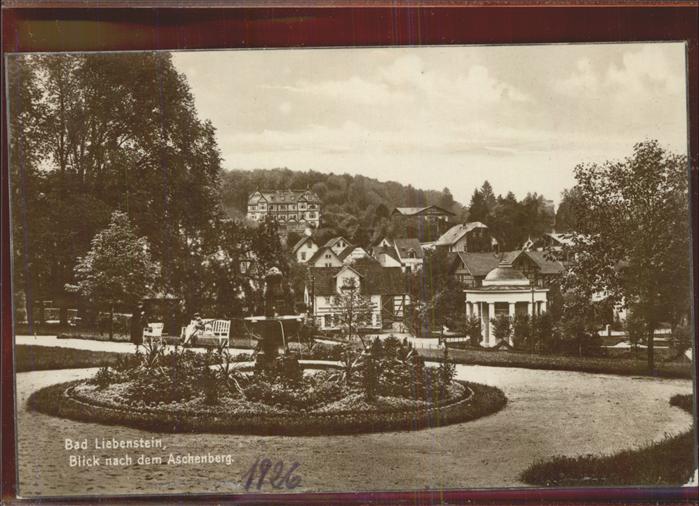Bad Liebenstein Brunnen Park Teilansicht