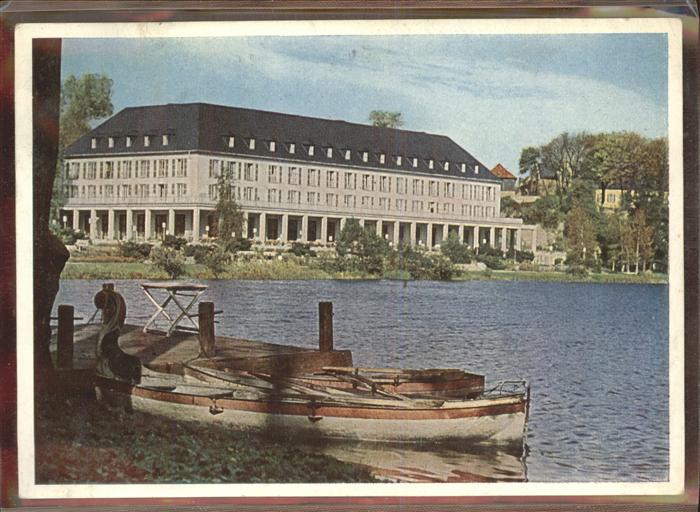 Bad Salzungen Kurhaus Burgsee Anlegesteg