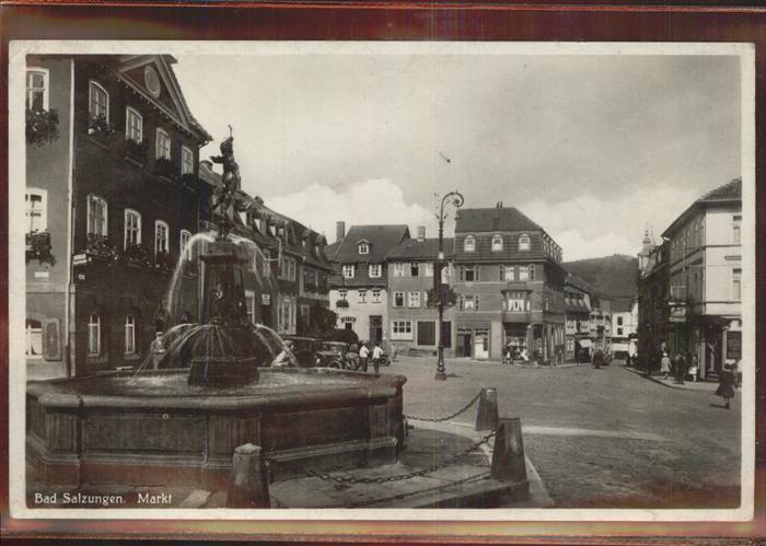 Bad Salzungen Brunnen Markt